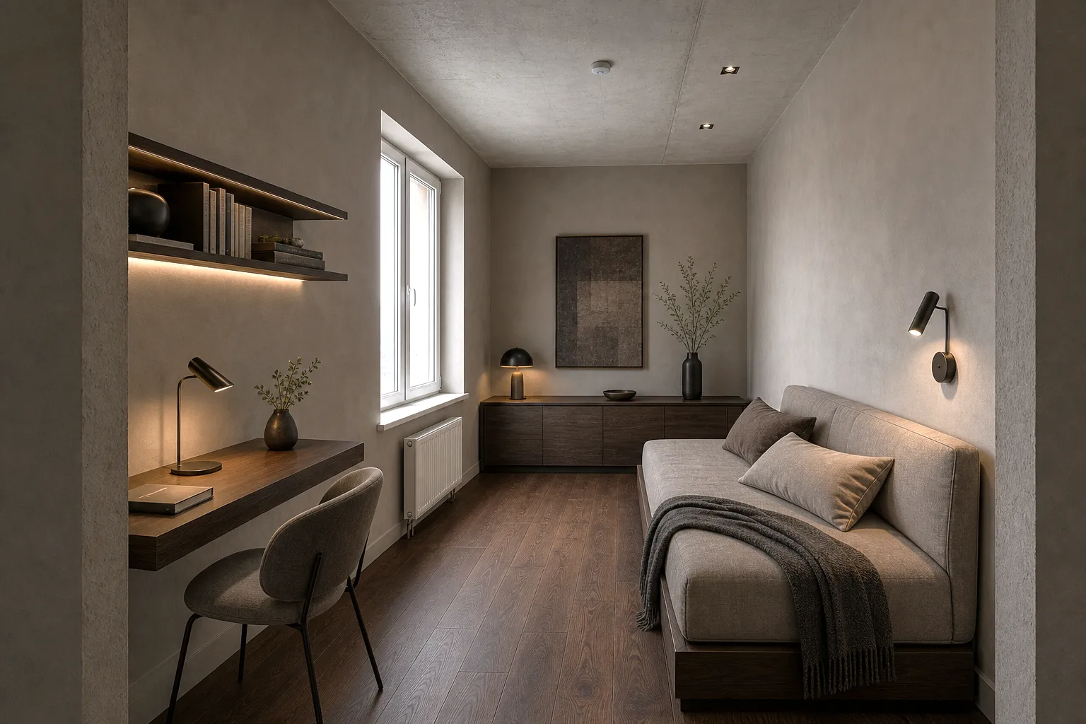 Дизайн квартиры 70 м² в Подгорице — После