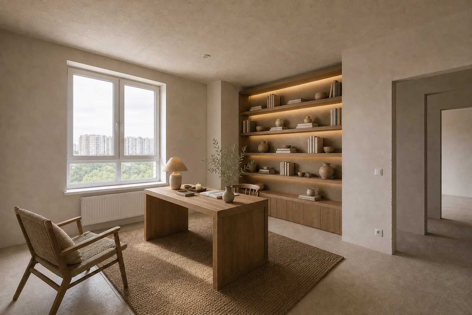 Дизайн квартиры 90 м² в Будве — После