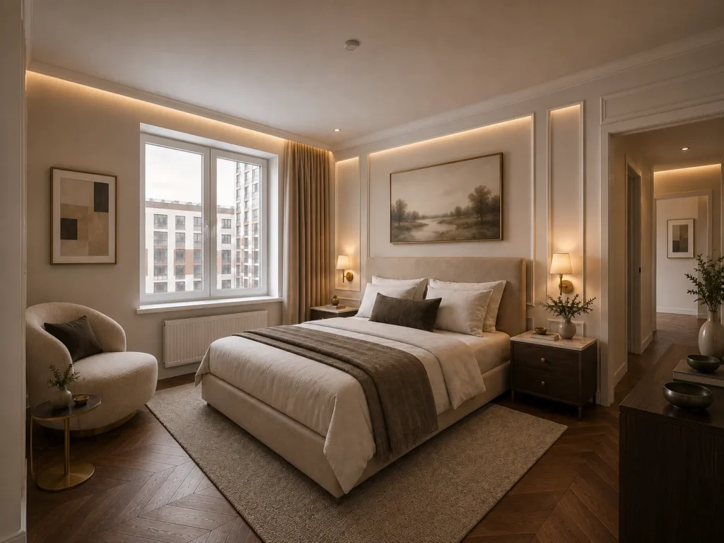 42 m² Rental Studio Interior in Budva — After