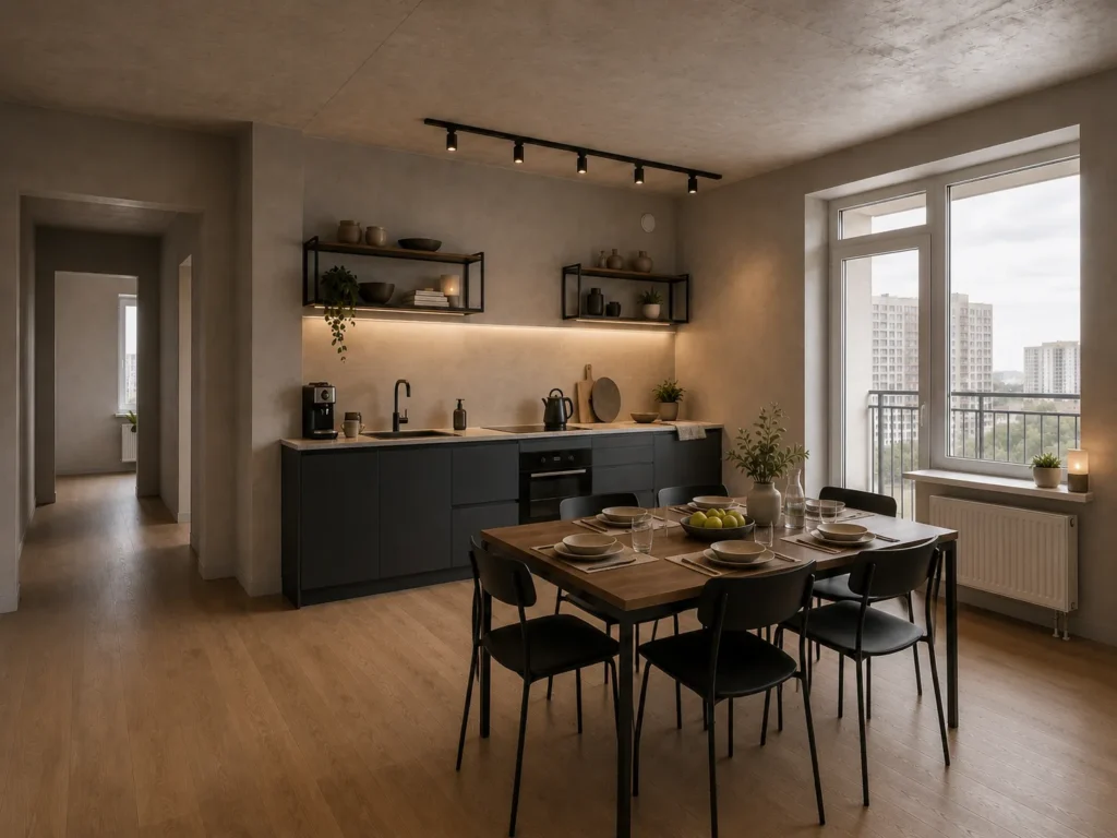 Dizajn apartmana 55 m² u Podgorici — Poslije
