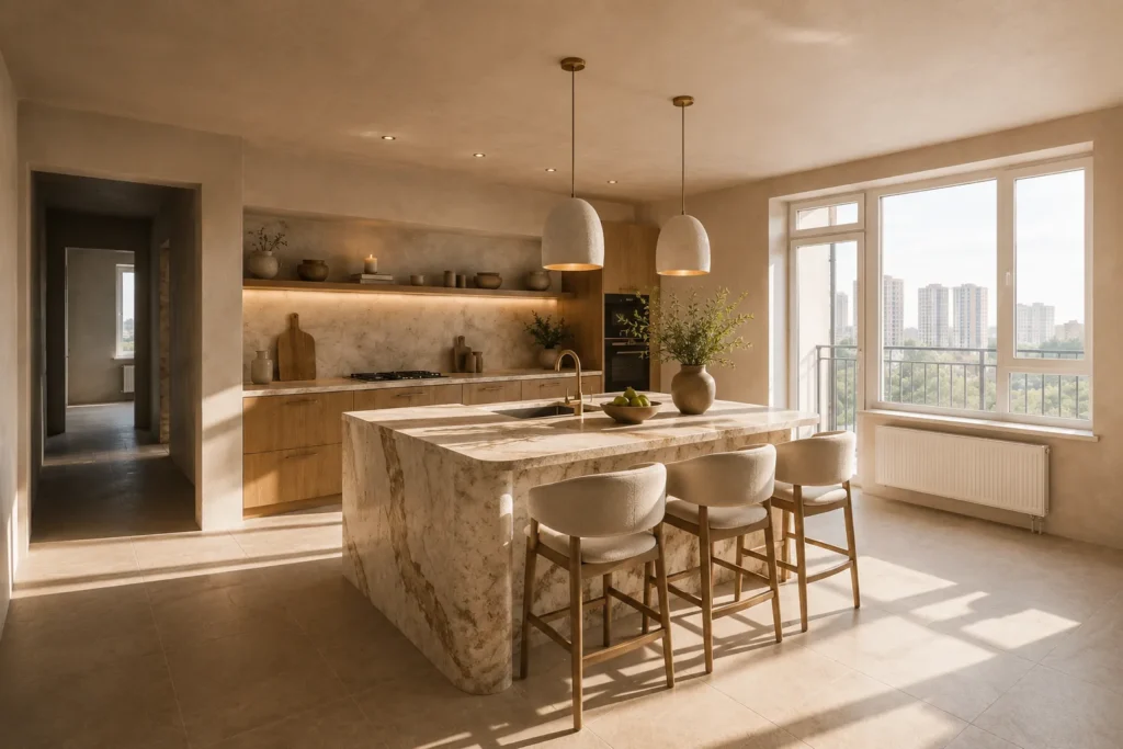 90 m² Apartment Interior in Budva — After