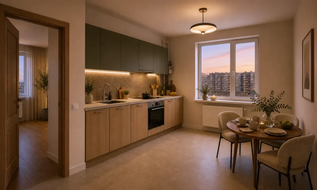 120 m² House Interior in Budva — After