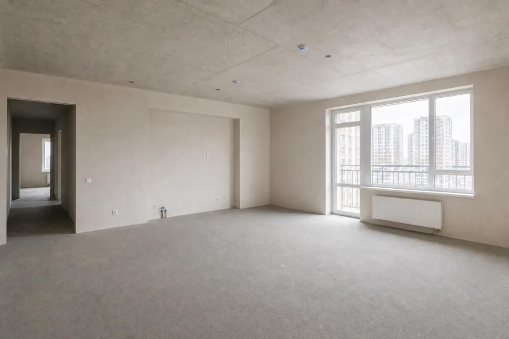 90 m² Apartment Interior in Budva — Before