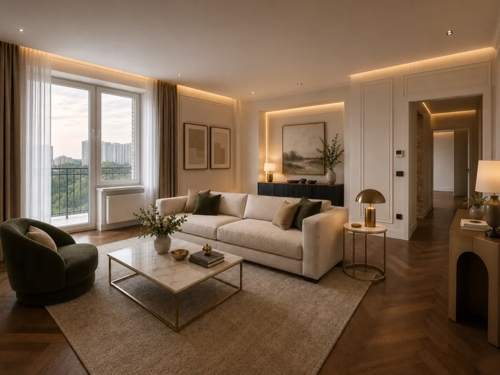 42 m² Rental Studio Interior in Budva — After
