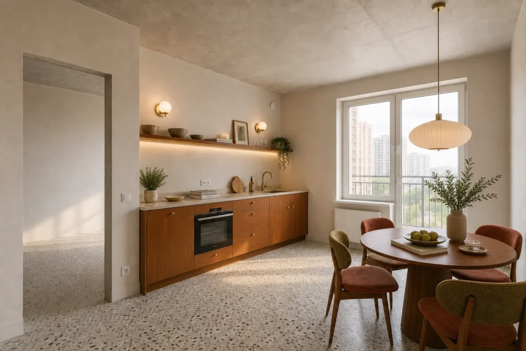 Дизайн апартаментов 48 м² в Баре — После